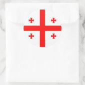 Sticker avec Drapeau de Géorgie (Sac)