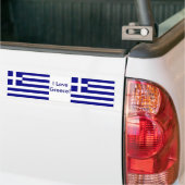 Sticker avec Drapeau de Grèce (Sur camion)
