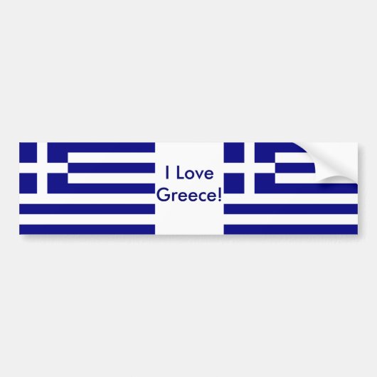 Sticker avec Drapeau de Grèce (Devant)