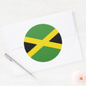 Sticker avec Drapeau de Jamaïque (Enveloppe)