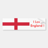 Sticker avec Drapeau de l'Angleterre (Devant)
