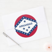 Sticker avec Drapeau de l'Arkansas (Enveloppe)