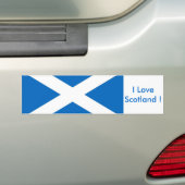 Sticker avec drapeau de l'Écosse (En voiture)