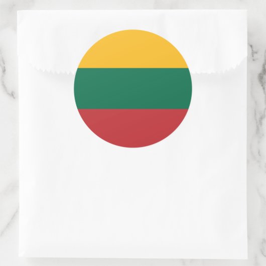 Sticker avec drapeau de Lituanie (Sac)