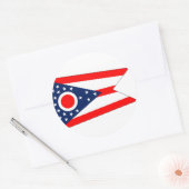 Sticker avec drapeau de l'Ohio (Enveloppe)