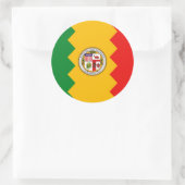 Sticker avec Drapeau de Los Angeles, Californie (Sac)