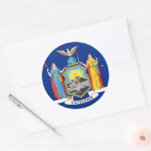 Sticker avec Drapeau de New York (Enveloppe)