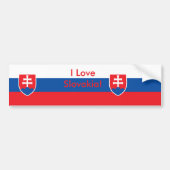 Sticker avec Drapeau de Slovaquie (Devant)