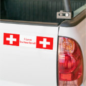 Sticker avec Drapeau de Suisse (Sur camion)
