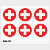 Sticker avec Drapeau de Suisse (Feuille)
