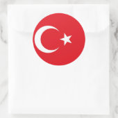Sticker avec Drapeau de Turquie (Sac)