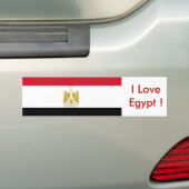 Sticker avec drapeau d'Egypte (En voiture)