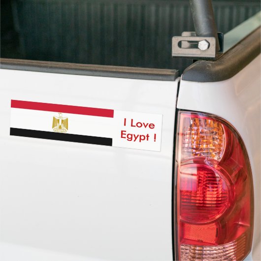 Sticker avec drapeau d'Egypte (Sur camion)
