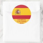 Sticker avec drapeau d'Espagne (Sac)