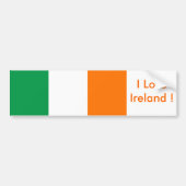 Sticker avec Drapeau d'Irlande (Devant)