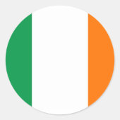 Sticker avec Drapeau d'Irlande (Devant)