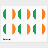 Sticker avec Drapeau d'Irlande (Feuille)