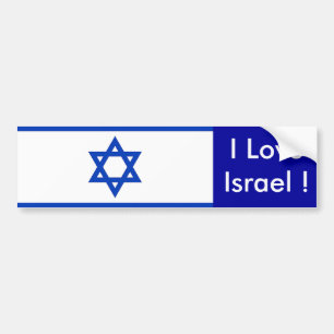 Sticker avec Drapeau d'Israël