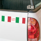 Sticker avec Drapeau d'Italie (Sur camion)
