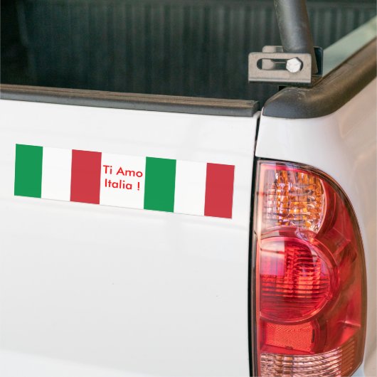 Sticker avec Drapeau d'Italie (Sur camion)