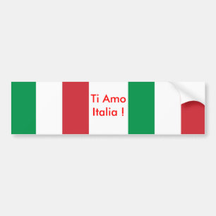 Sticker avec Drapeau d'Italie
