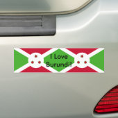 Sticker avec Drapeau du Burundi (En voiture)