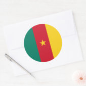 Sticker avec drapeau du Cameroun (Enveloppe)