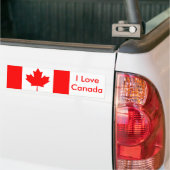 Sticker avec drapeau du Canada (Sur camion)