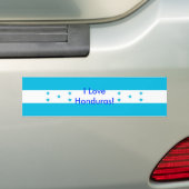 Sticker avec Drapeau du Honduras (En voiture)