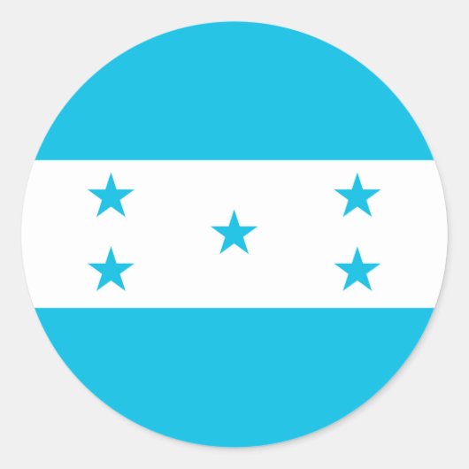 Sticker avec Drapeau du Honduras (Devant)
