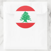 Sticker avec drapeau du Liban (Sac)