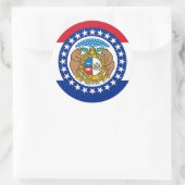 Sticker avec drapeau du Missouri (Sac)