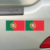 Sticker avec drapeau du Portugal (En voiture)