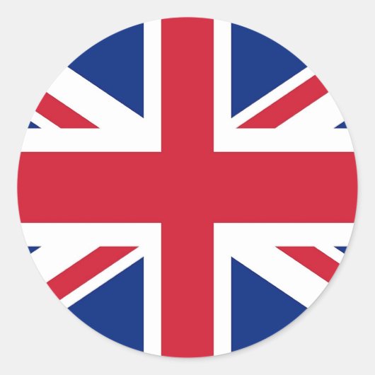 Sticker avec drapeau du Royaume-Uni (Devant)