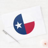 Sticker avec drapeau du Texas (Enveloppe)