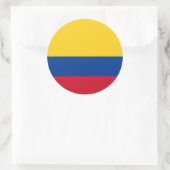 Sticker avec le drapeau de la Colombie (Sac)