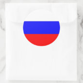 Sticker avec le drapeau de la Russie (Sac)