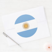 Sticker avec le drapeau de l'Argentine (Enveloppe)