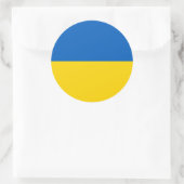 Sticker avec le drapeau de l'Ukraine (Sac)
