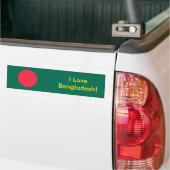 Sticker avec le drapeau du Bangladesh (Sur camion)