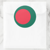 Sticker avec le drapeau du Bangladesh (Sac)