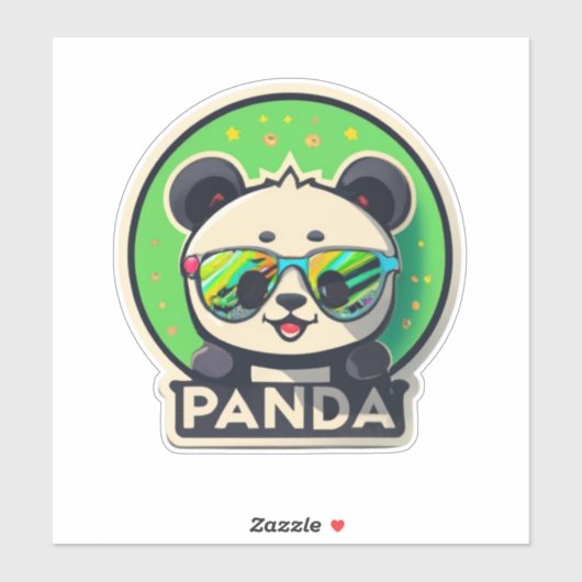 Sticker avec Pandas Sticker Sets Galore (Feuille)