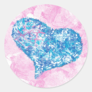 Sticker avec un coeur adorable