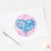 Sticker avec un coeur adorable (Enveloppe)