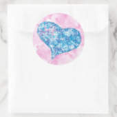 Sticker avec un coeur adorable (Sac)