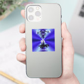 Sticker Avent, Artdeco de Noël sur Blue Green Rainbow (Téléphone)