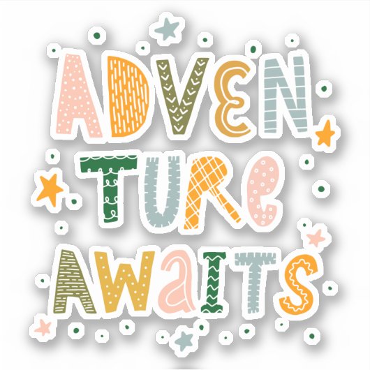 Sticker Aventure Attend (Devant)