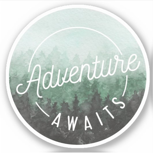 Sticker Aventure Attend | Devis Cool externe (Devant)