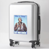 Sticker Aviateurs noirs : Service militaire de combat de 2 (Sur valise)