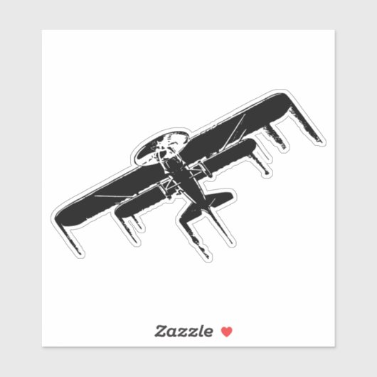 Sticker Avion (Feuille)